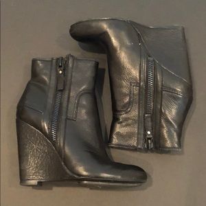 Modern Vintage Wedge Booties Size 36